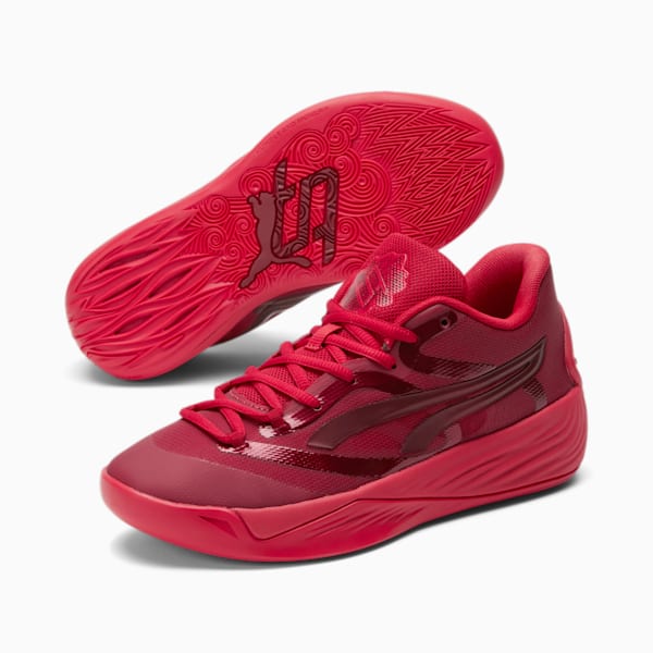 Souliers de basketball Stewie 2 Ruby Femme, Urban Red-Intense Red, extralarge